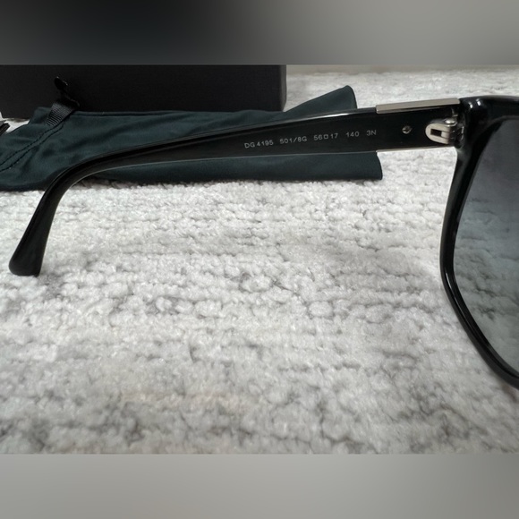 Dolce & Gabbana Cat Eye Sunglasses - Black - Picture 7 of 8